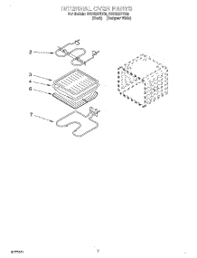05 - Internal Oven parts for Whirlpool Oven RBD305PDQ8 from AppliancePartsPros.com