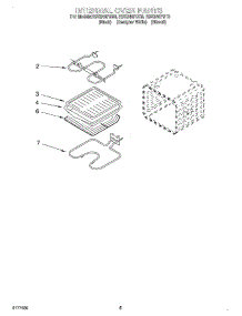 04 - Internal Oven parts for Whirlpool Oven RBS245PDT8 from AppliancePartsPros.com