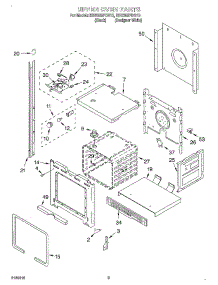 02 - Upper Oven parts for Whirlpool Oven RBD305PDB10 from AppliancePartsPros.com