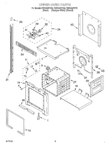 02 - Upper Oven parts for Whirlpool Oven RBD245PDT8 from AppliancePartsPros.com