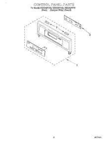 06 - Control Panel, Literature parts for Whirlpool Oven RBD245PDT8 from AppliancePartsPros.com