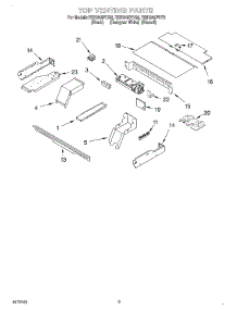 07 - Top Venting parts for Whirlpool Oven RBD245PDT8 from AppliancePartsPros.com
