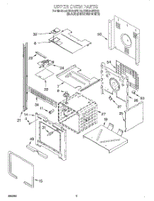 02 - Upper Oven parts for Whirlpool Oven RBD245PDQ3 from AppliancePartsPros.com