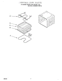 05 - Internal Oven parts for Whirlpool Oven RBD245PDB2 from AppliancePartsPros.com