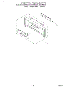 06 - Control Panel parts for Whirlpool Oven RBD245PDT10 from AppliancePartsPros.com