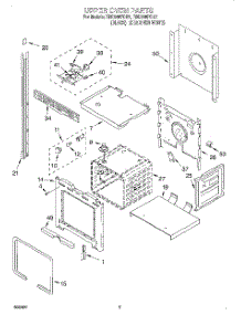 02 - Upper Oven parts for Whirlpool Oven RBD245PDQ7 from AppliancePartsPros.com