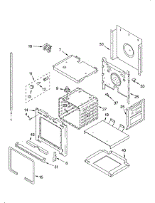 Lower Oven parts for Whirlpool Oven RBD245PDQ8 from AppliancePartsPros.com