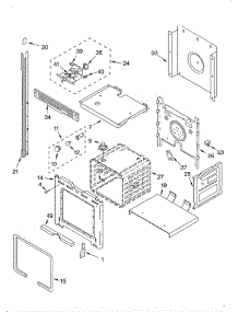 Upper Oven parts for Whirlpool Oven RBD245PDQ8 from AppliancePartsPros.com