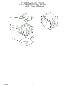 05 - Internal Oven parts for Whirlpool Oven RBD245PDT9 from AppliancePartsPros.com