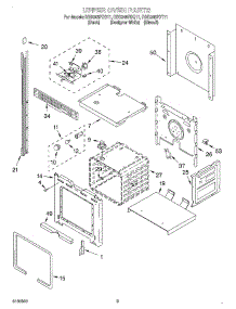 02 - Upper Oven parts for Whirlpool Oven RBD245PDT11 from AppliancePartsPros.com