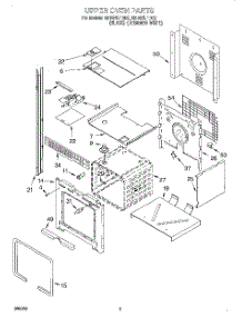 02 - Upper Oven parts for Whirlpool Oven RBD245PDQ2 from AppliancePartsPros.com