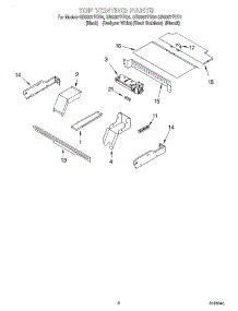 05 - Top Venting parts for Whirlpool Oven GBS307PDQ4 from AppliancePartsPros.com
