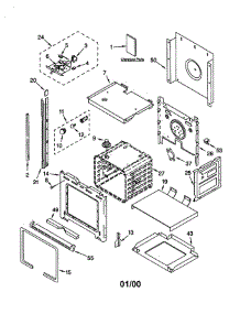 Oven parts for Whirlpool Oven GBS307PDS3 from AppliancePartsPros.com