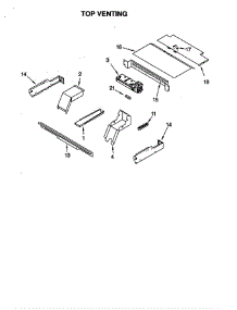 Top Venting parts for Whirlpool Oven GBS307PDS3 from AppliancePartsPros.com