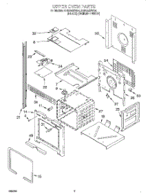 02 - Upper Oven parts for Whirlpool Oven RBD245PDQ4 from AppliancePartsPros.com