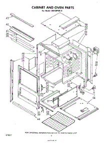 02 - Section parts for Whirlpool Oven SB100PSK0 from AppliancePartsPros.com