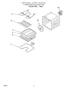04 - Internal Oven parts for Whirlpool Oven RBS277PDQ4 from AppliancePartsPros.com