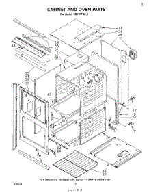 02 - Section parts for Whirlpool Oven SB130PSK0 from AppliancePartsPros.com