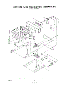 03 - Section parts for Whirlpool Oven SB130PEK0 from AppliancePartsPros.com