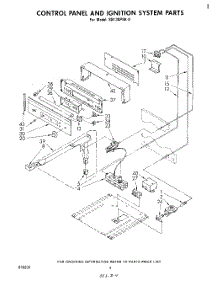 03 - Section parts for Whirlpool Oven SB130PSK0 from AppliancePartsPros.com