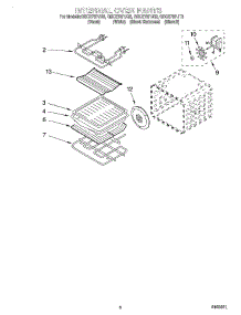 05 - Internal Oven parts for Whirlpool Oven GSC278PJQ3 from AppliancePartsPros.com