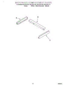 08 - Microwave Compartment parts for Whirlpool Oven GSC278PJQ3 from AppliancePartsPros.com