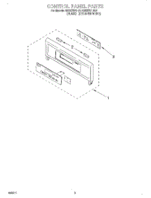 02 - Control Panel, Literature parts for Whirlpool Oven RBS275PDB4 from AppliancePartsPros.com