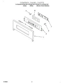 02 - Control Panel parts for Whirlpool Oven GSC308PJS2 from AppliancePartsPros.com