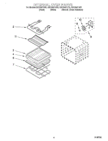 05 - Internal Oven parts for Whirlpool Oven GSC308PJB2 from AppliancePartsPros.com