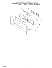 02 - Control Panel parts for Whirlpool Oven GSC308PJT3 from AppliancePartsPros.com