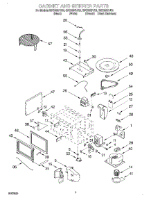 06 - Cabinet And Stirrer parts for Whirlpool Oven GSC308PJB3 from AppliancePartsPros.com