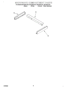 07 - Microwave Compartment parts for Whirlpool Oven GSC308PJB3 from AppliancePartsPros.com