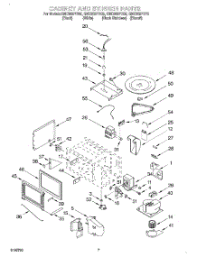 06 - Cabinet And Stirrer parts for Whirlpool Oven GMC305PDB5 from AppliancePartsPros.com