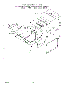09 - Top Venting, Optional parts for Whirlpool Oven GMC305PDB5 from AppliancePartsPros.com