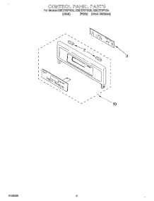 02 - Control Panel parts for Whirlpool Oven GMC275PDQ4 from AppliancePartsPros.com