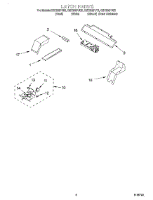 04 - Latch parts for Whirlpool Oven GSC308PJQ2 from AppliancePartsPros.com