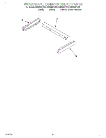 07 - Microwave Compartment parts for Whirlpool Oven GSC308PJQ2 from AppliancePartsPros.com