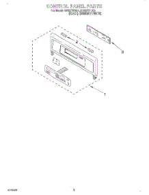 02 - Control Panel, Literature parts for Whirlpool Oven RBS277PDQ1 from AppliancePartsPros.com