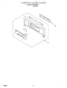 02 - Control Panel, Literature parts for Whirlpool Oven RBS240PDB1 from AppliancePartsPros.com