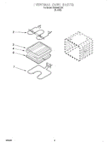 04 - Internal Oven parts for Whirlpool Oven RBS240PDB1 from AppliancePartsPros.com