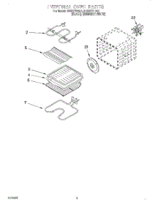 04 - Internal Oven parts for Whirlpool Oven RBS277PDB1 from AppliancePartsPros.com