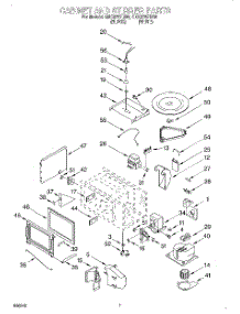 06 - Cabinet And Stirrer parts for Whirlpool Oven GMC275PDB0 from AppliancePartsPros.com