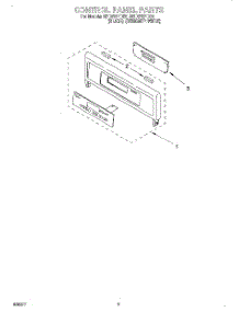 04 - Control Panel, Literature parts for Whirlpool Oven RBD276PDQ2 from AppliancePartsPros.com
