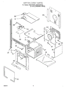 02 - Upper Oven parts for Whirlpool Oven RBD275PDQ2 from AppliancePartsPros.com