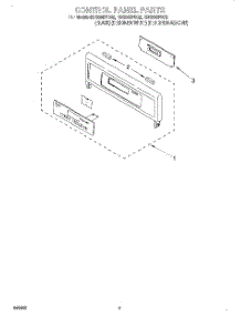04 - Control Panel, Literature parts for Whirlpool Oven RBS305PDB2 from AppliancePartsPros.com
