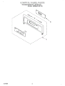 04 - Control Panel, Literature parts for Whirlpool Oven RBD276PDB1 from AppliancePartsPros.com