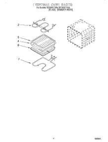 03 - Internal Oven parts for Whirlpool Oven RBD276PDB4 from AppliancePartsPros.com