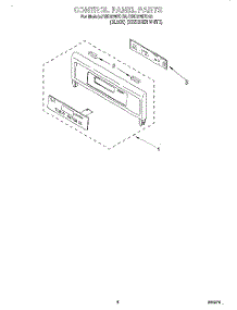 06 - Control Panel, Literature parts for Whirlpool Oven RBD275PDB3 from AppliancePartsPros.com