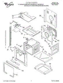 01 - Oven parts for Whirlpool Oven RBS305PDZ4 from AppliancePartsPros.com