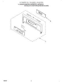 04 - Control Panel, Literature parts for Whirlpool Oven RBS305PDZ4 from AppliancePartsPros.com